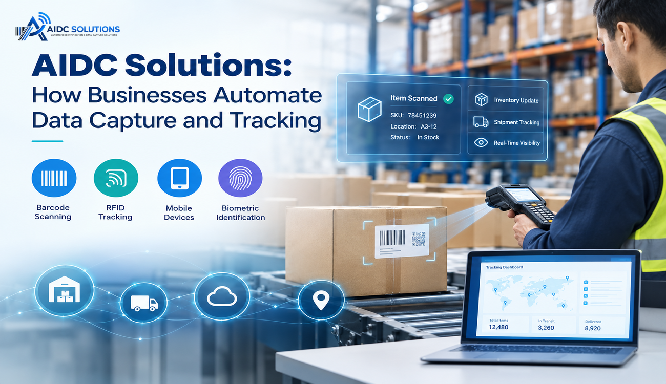 AIDC Solutions : How Businesses Automate Data Capture and Tracking